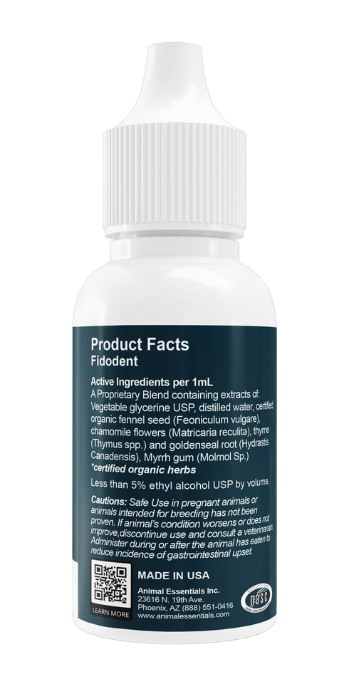 Animal Essentials Healthy Gum (1oz) Oral Dental Gum Health Support Herbal Tincture Organic for Dogs and Cats