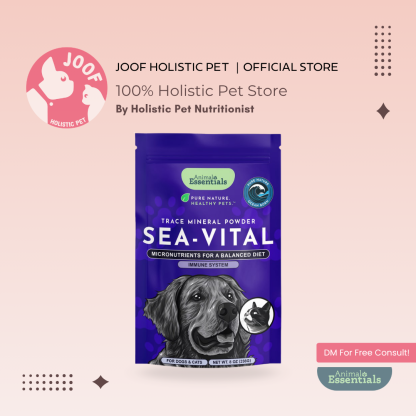 Animal Essentials Sea Vital (8oz) Thyroid Iodine Skin Immune Support Organic for Dogs and Cats