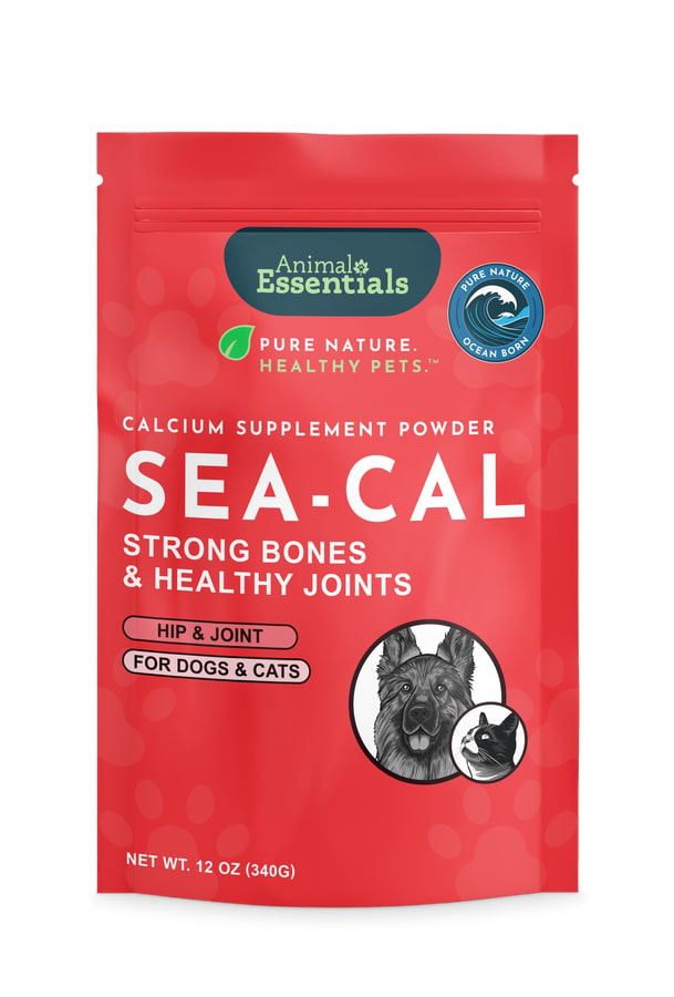 Animal Essentials Seaweed Calcium (12oz) Bone Joint Calcium Mineral Support Organic for Dogs and Cats