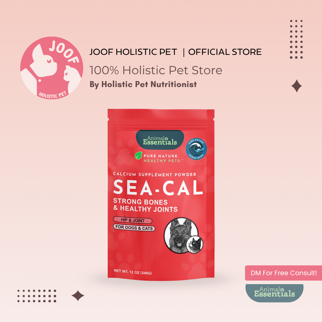 Animal Essentials Seaweed Calcium (12oz) Bone Joint Calcium Mineral Support Organic for Dogs and Cats