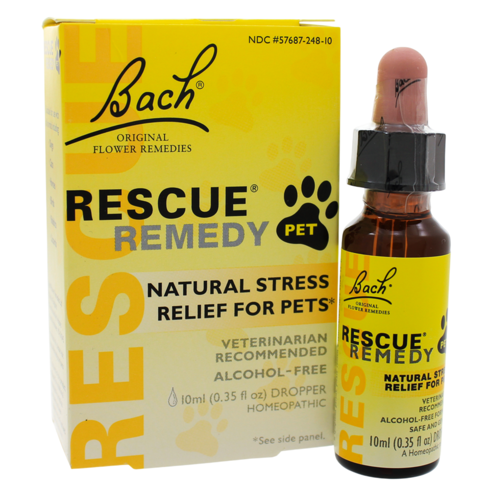 Bach Rescue Remedy Pet (10ml & 20ml) Stress Anxiety Calming Drops Natural Relaxation for Dogs and Cats