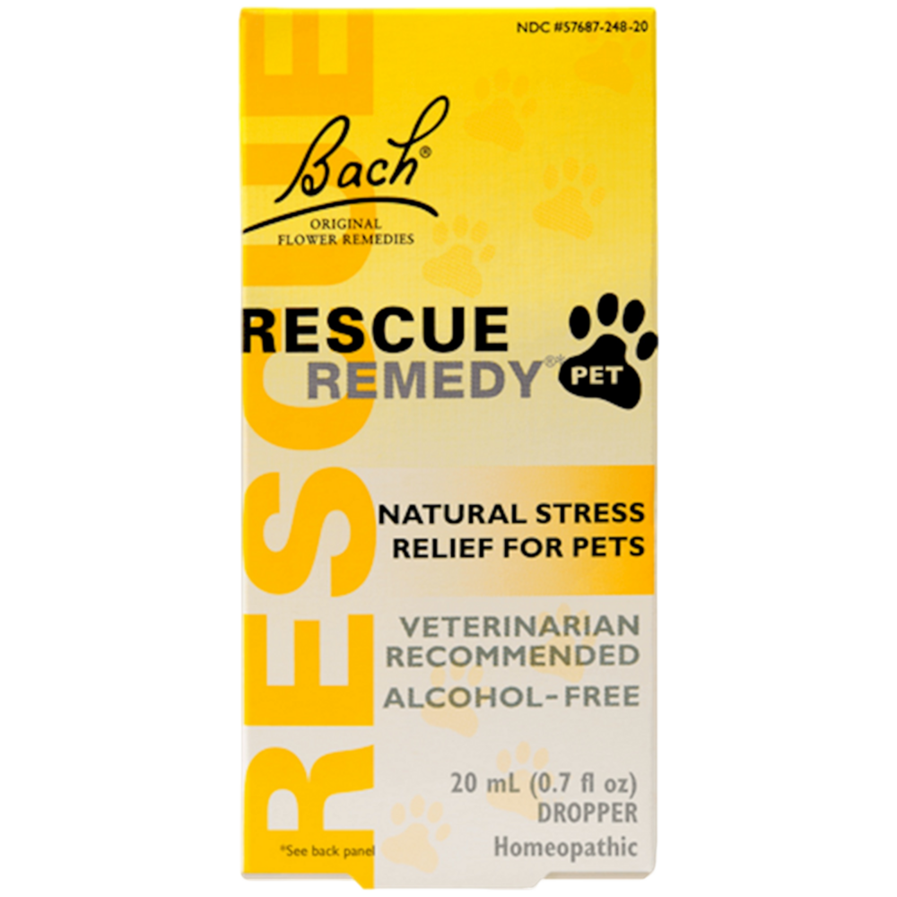 Bach Rescue Remedy Pet (10ml & 20ml) Stress Anxiety Calming Drops Natural Relaxation for Dogs and Cats