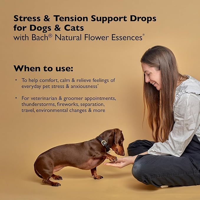 Bach Rescue Remedy Pet (10ml & 20ml) Stress Anxiety Calming Drops Natural Relaxation for Dogs and Cats