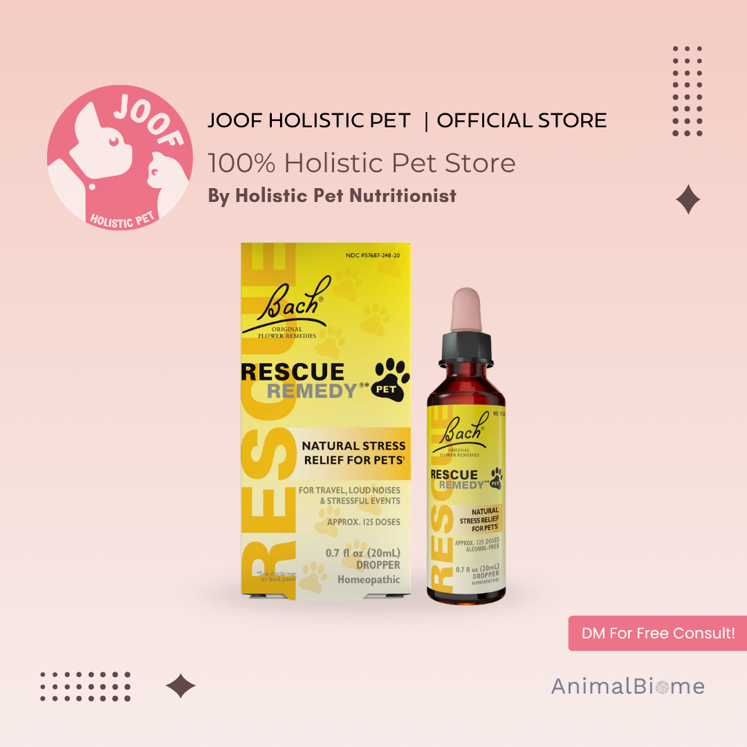 Bach Rescue Remedy Pet (10ml & 20ml) Stress Anxiety Calming Drops Natural Relaxation for Dogs and Cats