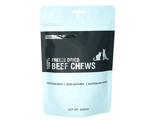 Freeze Dry Australia Beef Chews | Freeze-Dried Treats Whole Food Toppers For Dogs and Cats | Premium Pet Treats