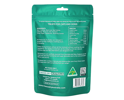 Freeze Dry Australia Beef & Sardine Balls | Freeze-Dried Treats Whole Food Toppers For Dogs and Cats | Premium Pet Treats