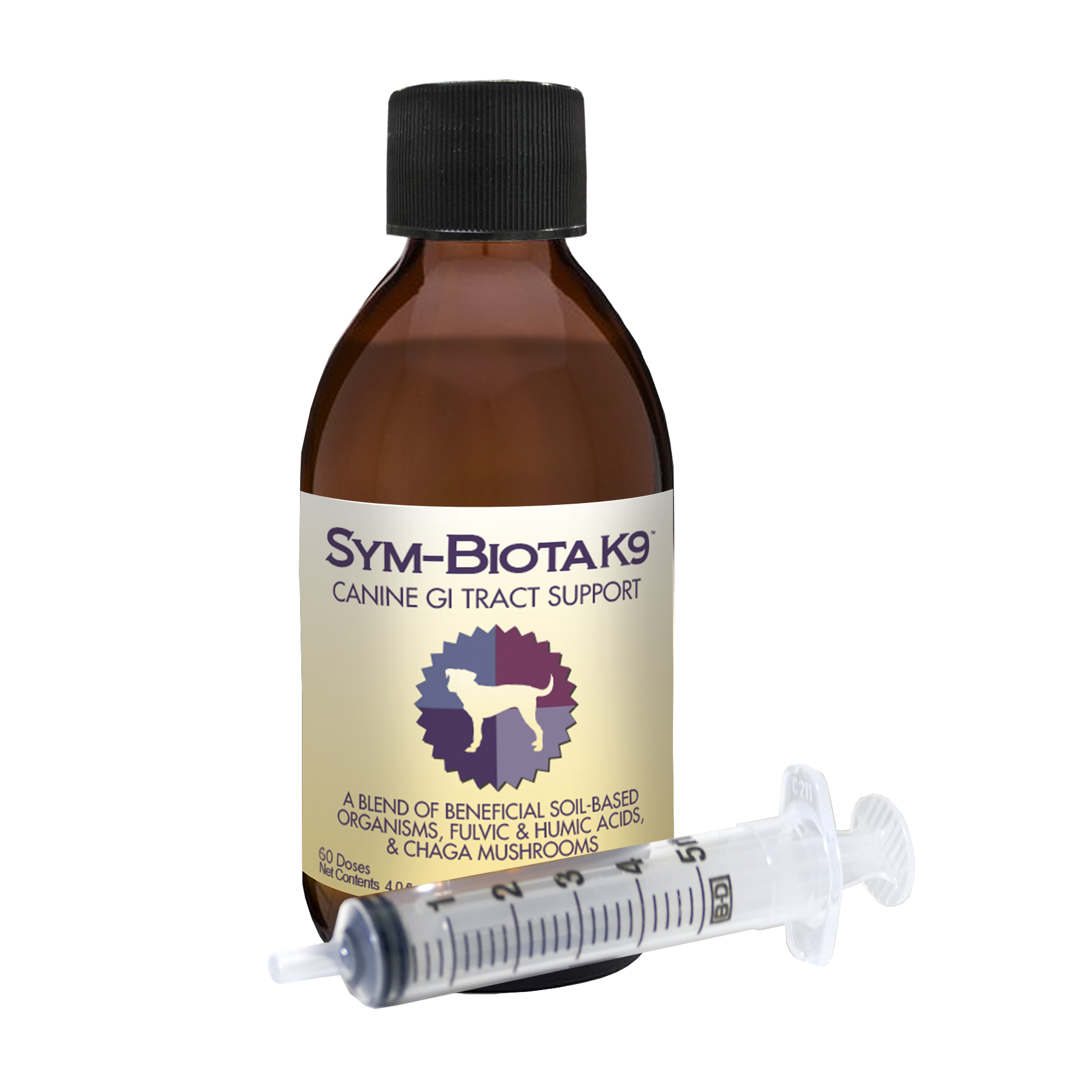 BioStar K9 Sym-Biota K9 | Soil Based Probiotics + Medicinal Mushrooms + GI Tract Support | Holistic Healthcare for Dogs
