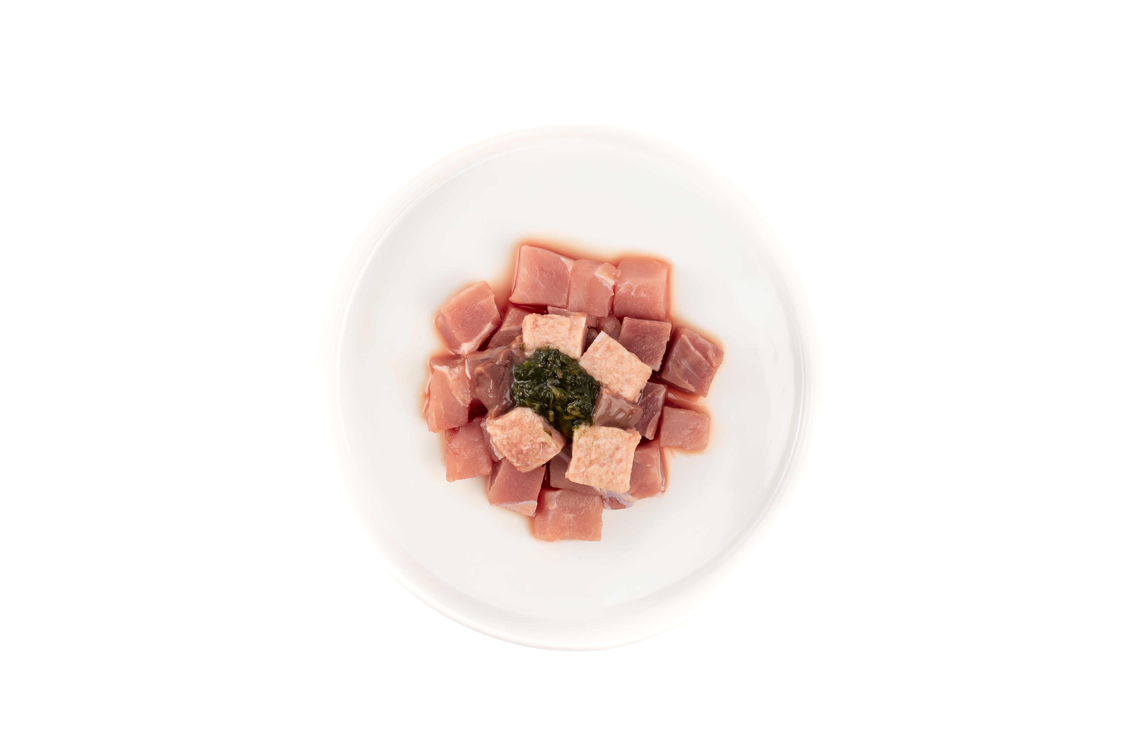 BOMBOM Pork Raw (100g) BARF Single Protein Elimination Diet for Dogs and Cats