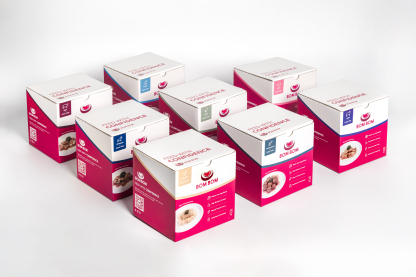BOMBOM Sous Vide Box Mix & Match Bundle (8 Proteins) Gently Cooked BARF Single Protein Diet for Dogs and Cats