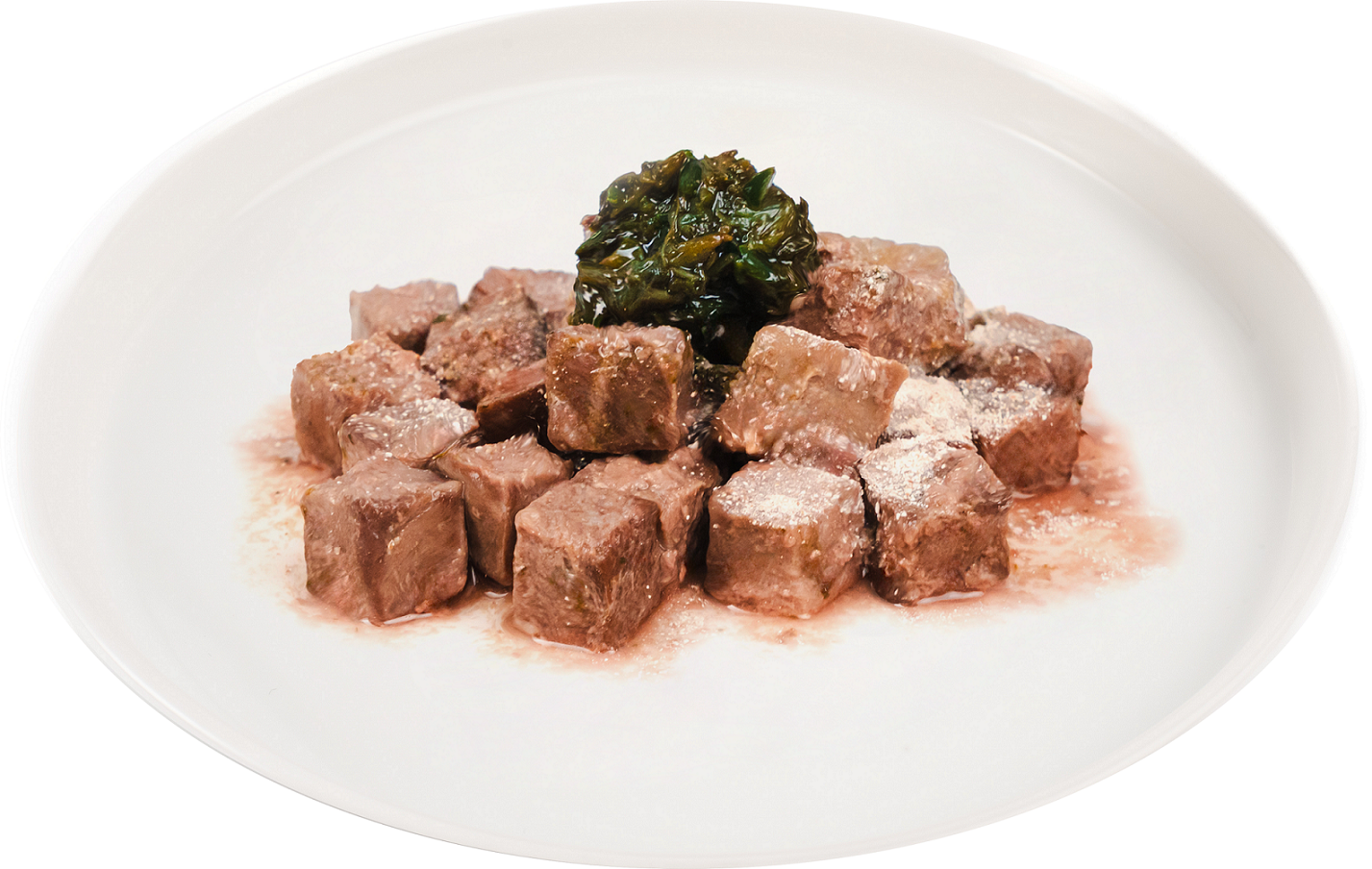 BOMBOM Beef Sous Vide (100g) Gently Cooked BARF Single Protein Elimination Diet for Dogs and Cats