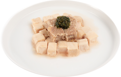 BOMBOM Chicken Sous Vide (100g) Gently Cooked BARF Single Protein Elimination Diet for Dogs and Cats