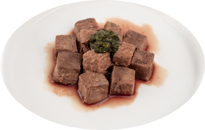 BOMBOM Kangaroo Sous Vide (100g) Gently Cooked BARF Single Protein Elimination Diet for Dogs and Cats