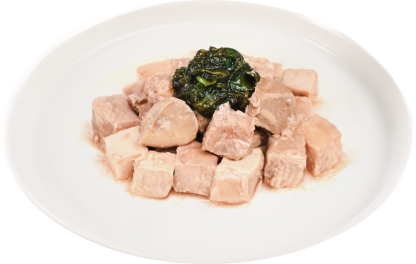 BOMBOM Pork Sous Vide (100g) Gently Cooked BARF Single Protein Elimination Diet for Dogs and Cats