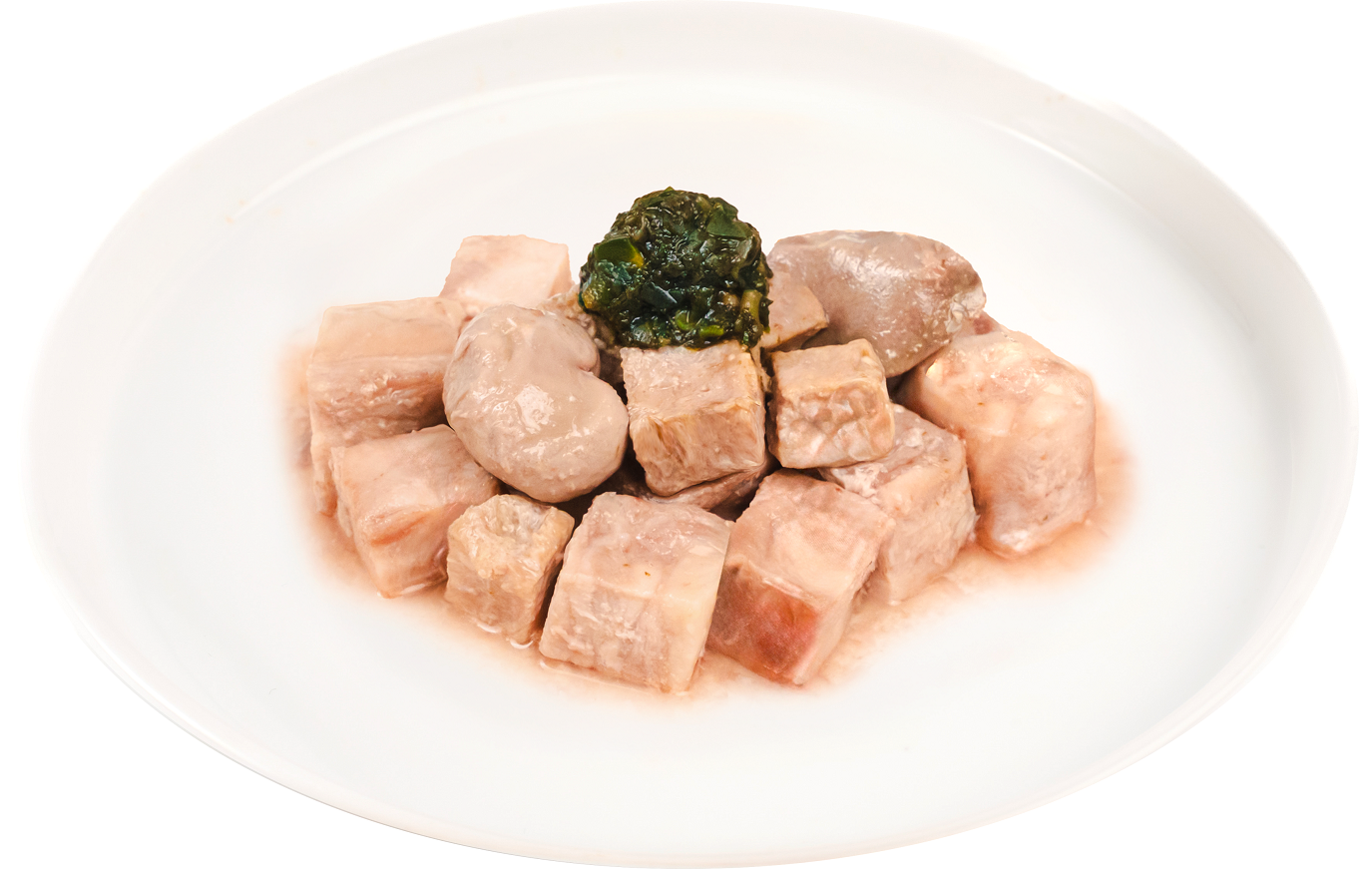 BOMBOM Rabbit Sous Vide (100g) Gently Cooked BARF Single Protein Elimination Diet for Dogs and Cats