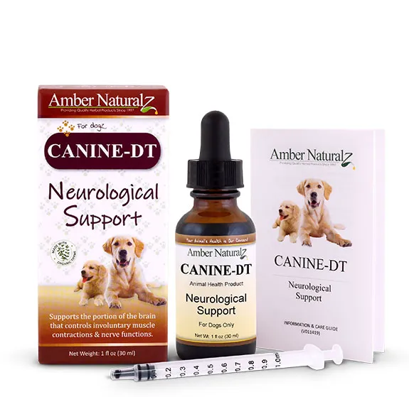 Amber Naturalz Canine DT Neurological Support | Nerve, Seizures, Brain Support | Holistic Healthcare for Dog