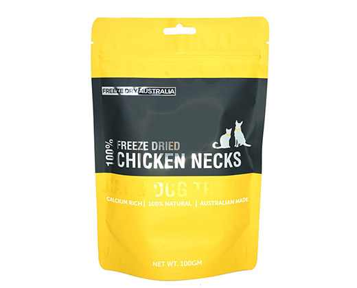 Freeze Dry Australia Chicken Necks | Freeze-Dried Treats Whole Food Toppers For Dogs and Cats | Premium Pet Treats