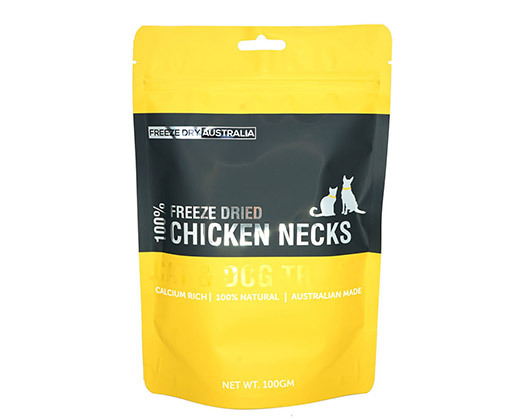 Freeze Dry Australia Chicken Necks | Freeze-Dried Treats Whole Food Toppers For Dogs and Cats | Premium Pet Treats