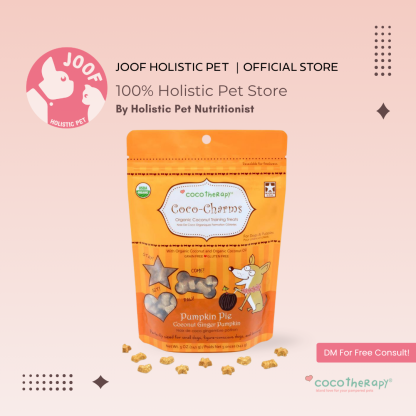 CocoTherapy Coco-Charms Vegan Coconut Training Treat Grain Free for Dogs