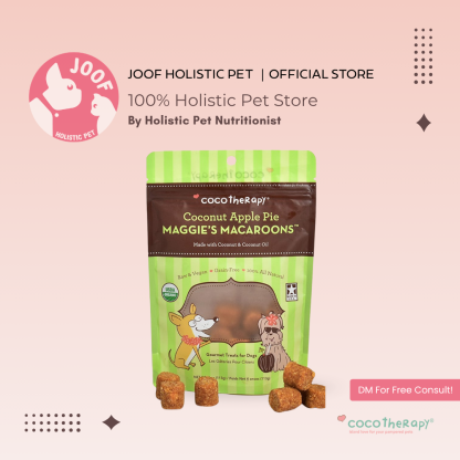 CocoTherapy Maggie’s Macaroons Vegan Coconut Soft Treat Grain Free for Dogs