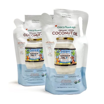 CocoTherapy Organic Therapeutic Grade Virgin Coconut Oil | Anti-Bacterial Skin Gastrointestinal Gut Support | Holistic Healthcare for Dogs, Cats and Pet Parents