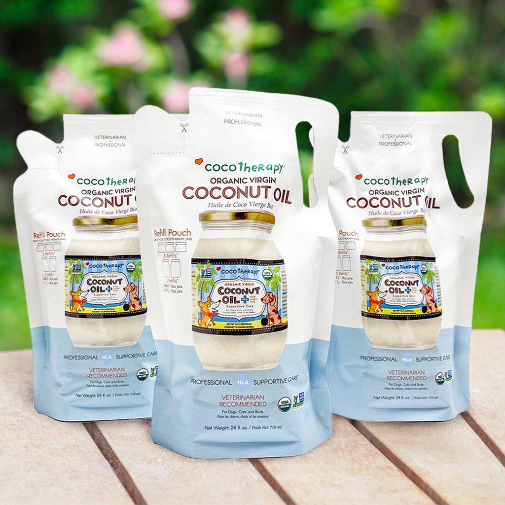 CocoTherapy Organic Therapeutic Grade Virgin Coconut Oil | Anti-Bacterial Skin Gastrointestinal Gut Support | Holistic Healthcare for Dogs, Cats and Pet Parents