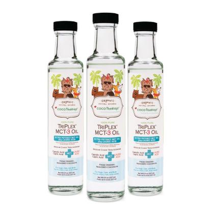 CocoTherapy 100% Pure TriPlex MCT-3 Oil | Anti-Fungal Ketones Weight Brain Support | Holistic Healthcare for Dogs, Cats and Pet Parents