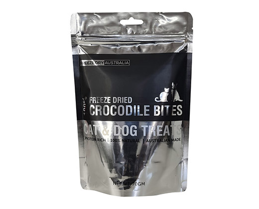 Freeze Dry Australia Crocodile Bites | Freeze-Dried Treats Whole Food Toppers For Dogs and Cats | Premium Pet Treats