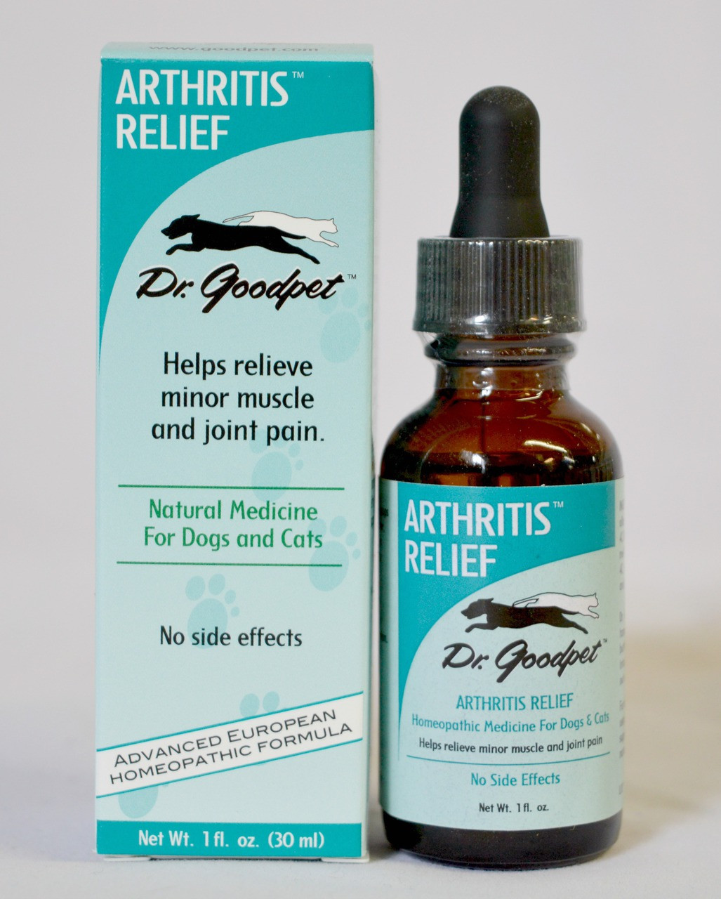 Dr Goodpet Arthritis Relief (1oz) Joint Arthritis Hip Support for Dogs and Cats