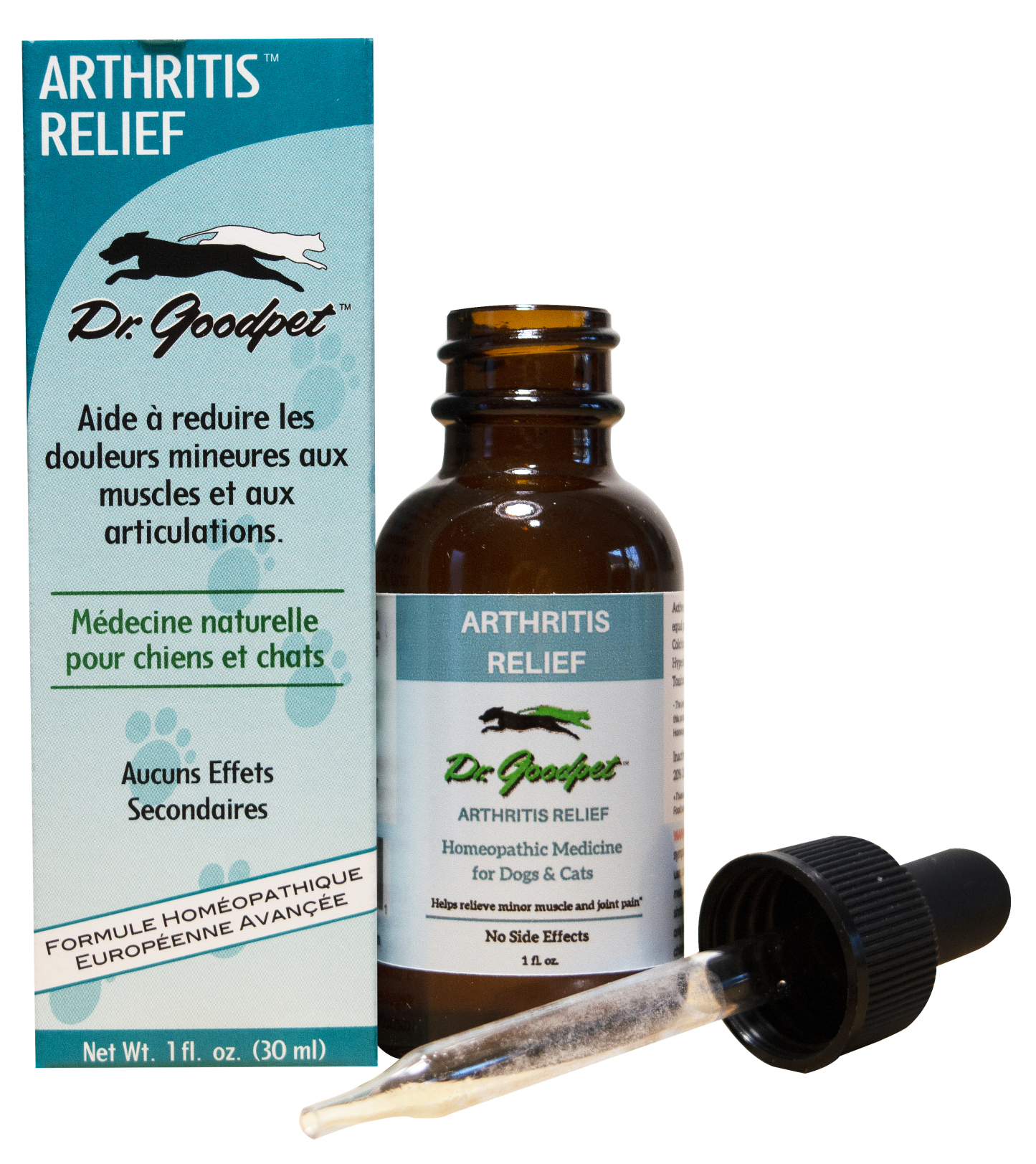 Dr Goodpet Arthritis Relief (1oz) Joint Arthritis Hip Support for Dogs and Cats