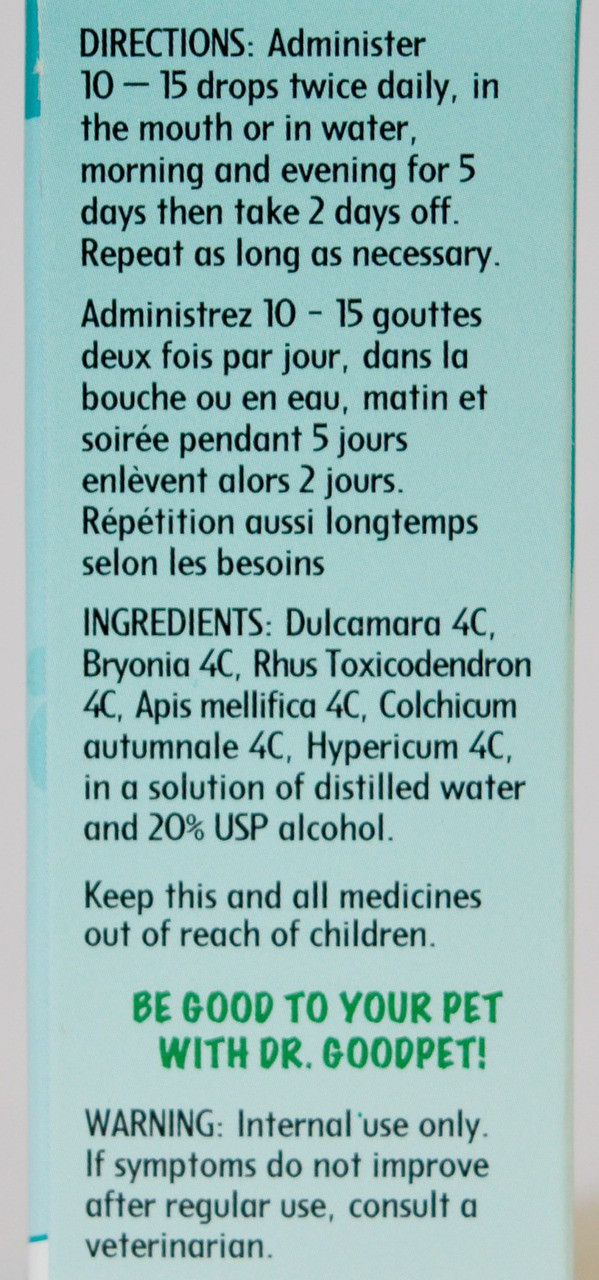 Dr Goodpet Arthritis Relief (1oz) Joint Arthritis Hip Support for Dogs and Cats
