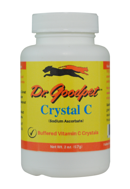 Dr Goodpet Crystal C (2oz) Vitamin C Immune Support for Dogs and Cats