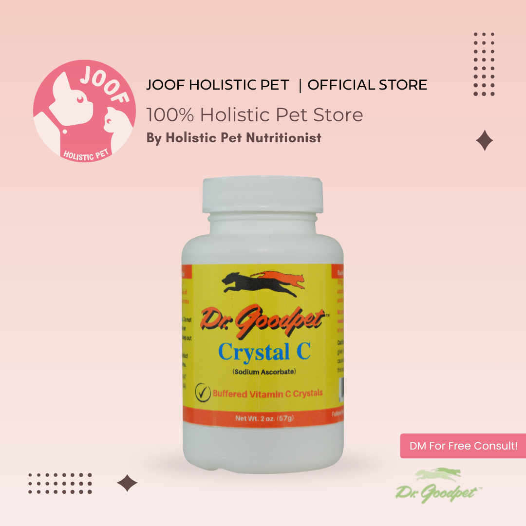 Dr Goodpet Crystal C (2oz) Vitamin C Immune Support for Dogs and Cats