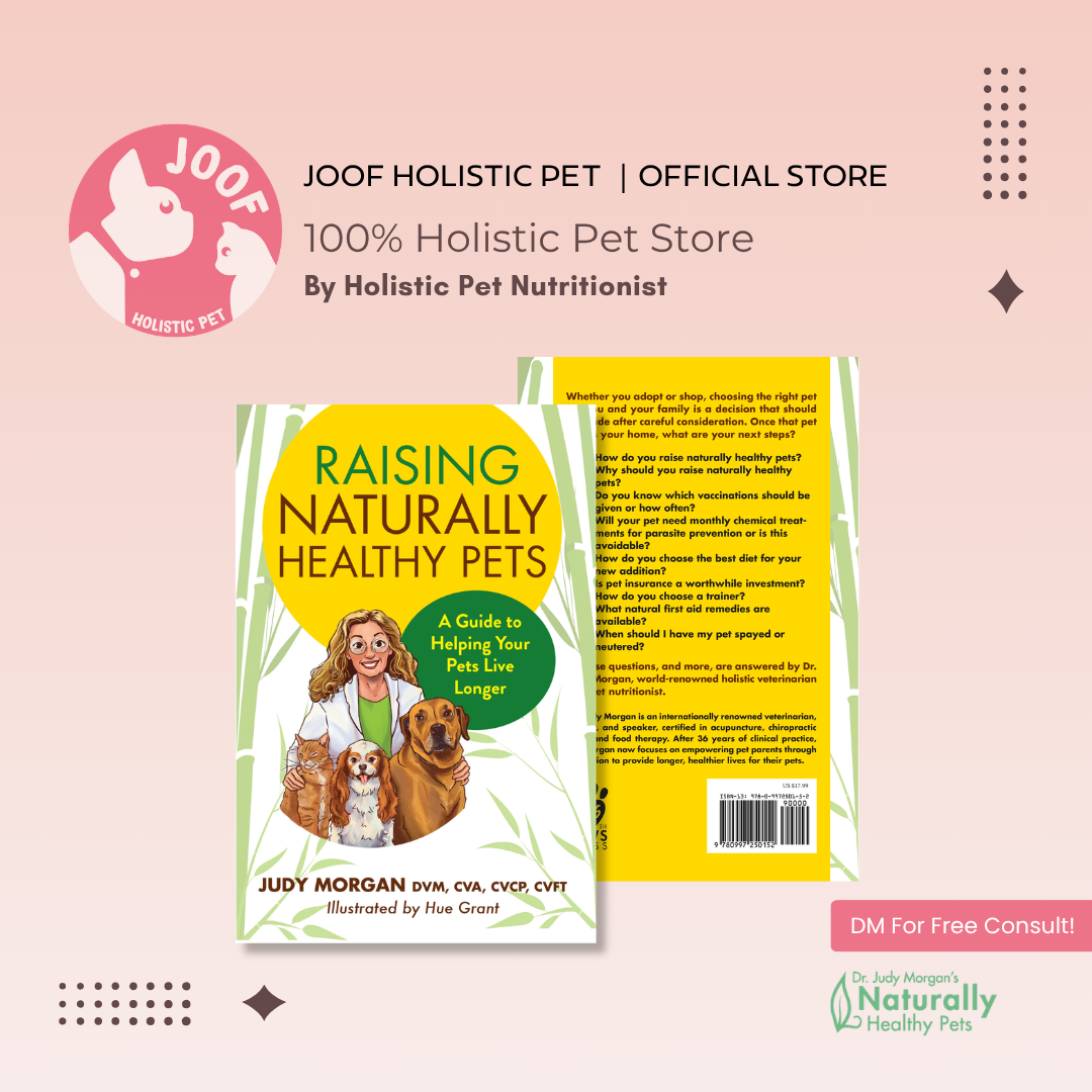 Raising Naturally Healthy Pets Dr Judy Morgan Longevity Pet Nutrition Book