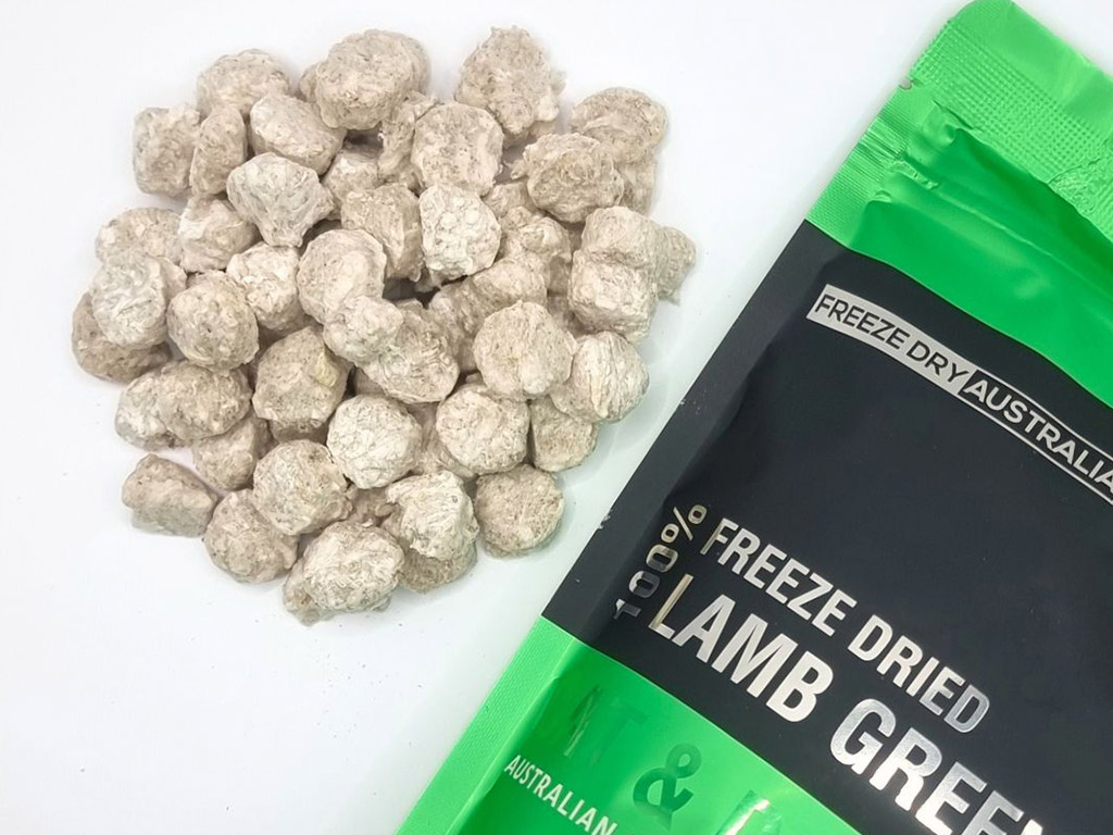 Freeze Dry Australia Lamb Green Tripe | Freeze-Dried Treats Whole Food Toppers For Dogs and Cats | Premium Pet Treats