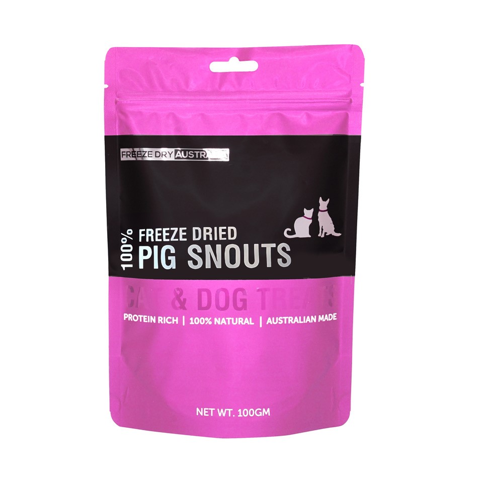 Freeze Dry Australia Pig Snouts | Freeze-Dried Treats Whole Food Toppers For Dogs and Cats | Premium Pet Treats
