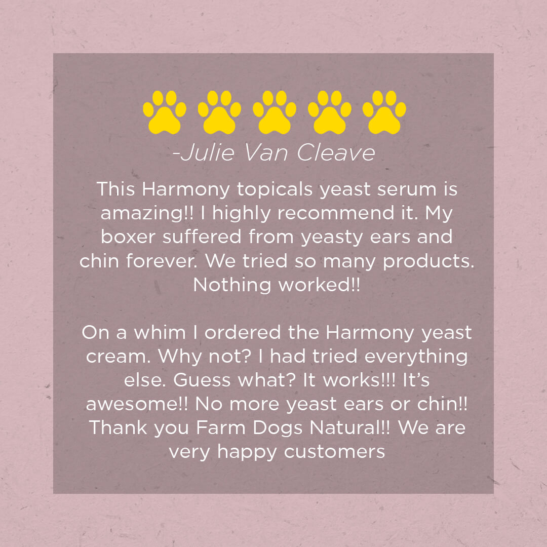 Farm Dog Naturals Harmony (1oz) | Yeast Infection Topical Support | Holistic Grooming care for Dogs & Cats
