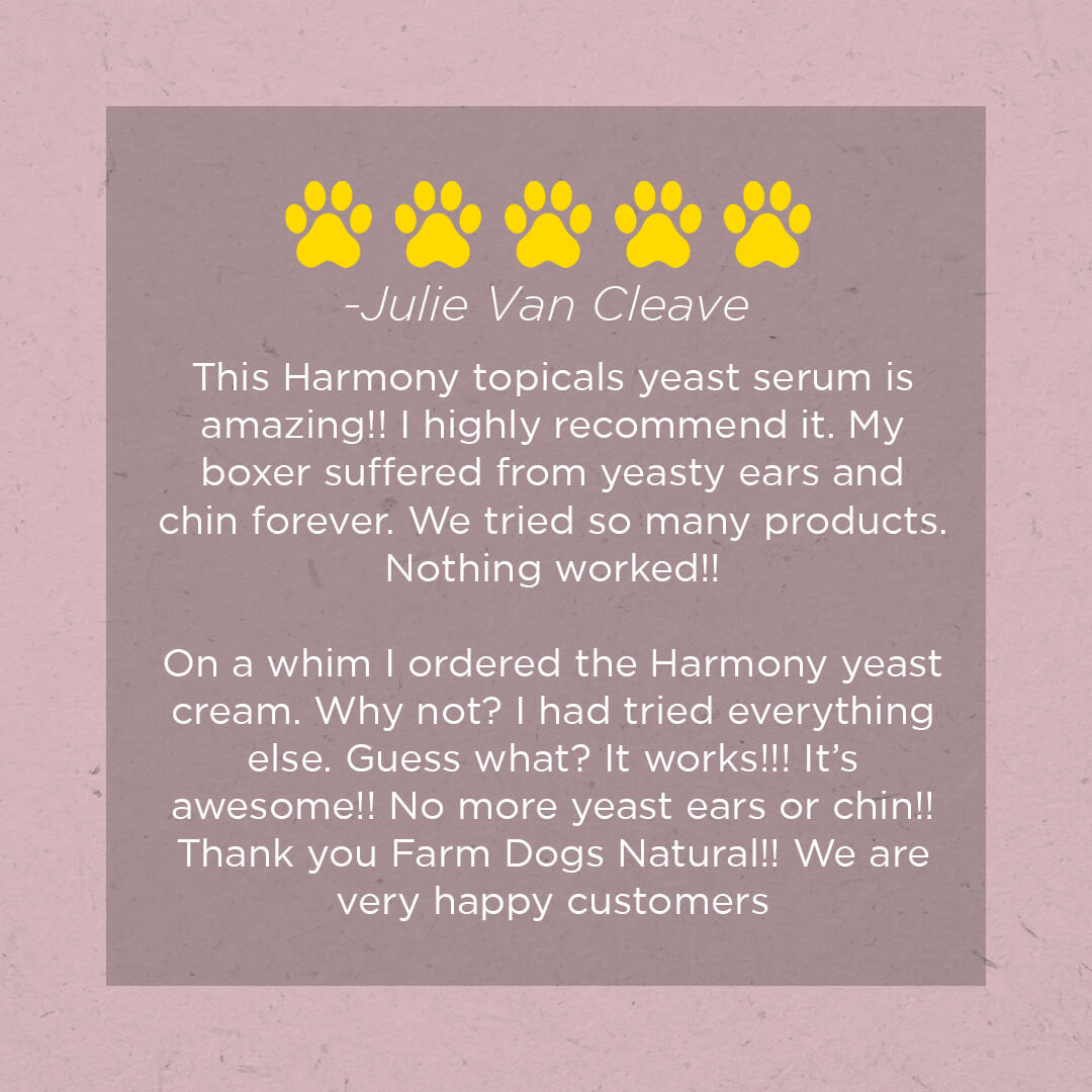 Farm Dog Naturals Harmony (1oz) | Yeast Infection Topical Support | Holistic Grooming care for Dogs & Cats