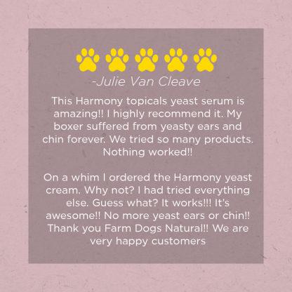Farm Dog Naturals Harmony (1oz) | Yeast Infection Topical Support | Holistic Grooming care for Dogs & Cats
