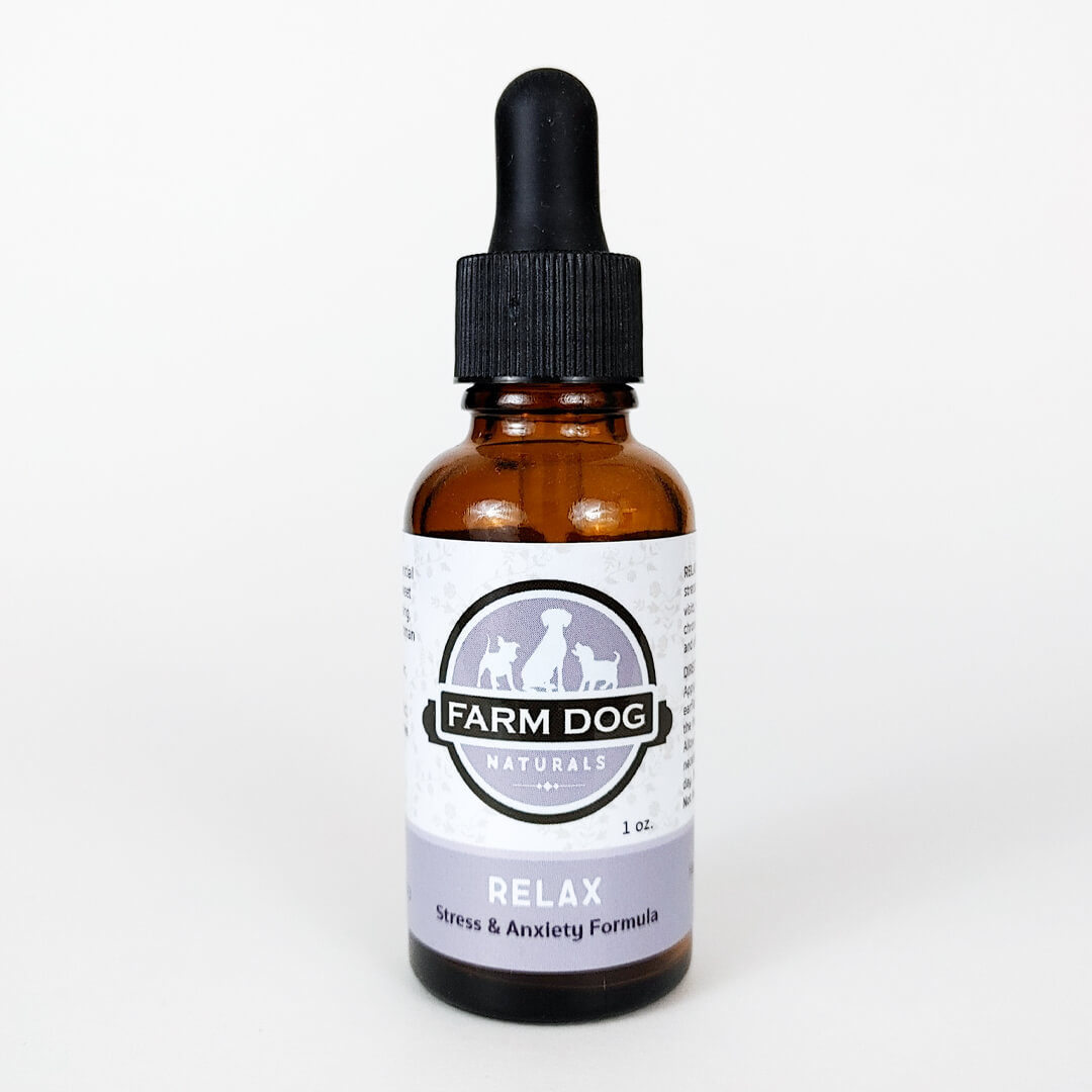 Farm Dog Naturals Relax (1oz) | Stress Anxiety Topical Support | Holistic Healthcare for Dogs