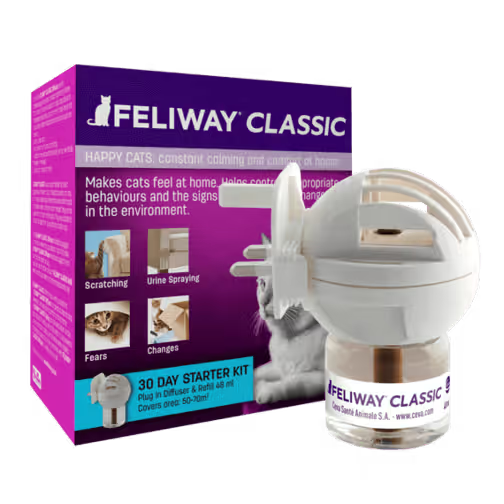 FELIWAY Classic Diffuser | Separation Anxiety Stress Relief | Holistic Healthcare for Cats