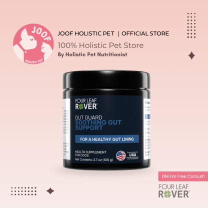 Four Leaf Rover Gut Guard (3.5oz) Probiotics Gut Repair Diarrhea IBD Support Vet Formulated for Dogs