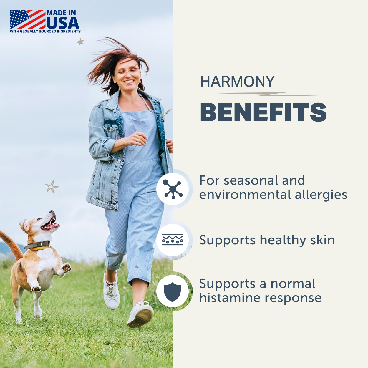 Four Leaf Rover Harmony (2.8oz) Seasonal Allergy Itch Relief Support Vet Formulated Natural for Dogs