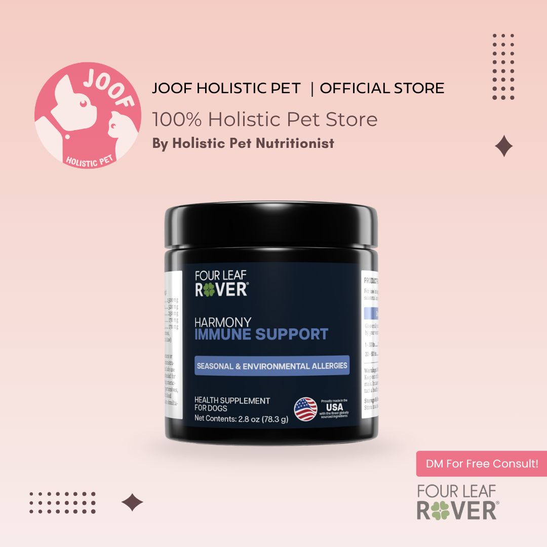 Four Leaf Rover Harmony (2.8oz) Seasonal Allergy Itch Relief Support Vet Formulated Natural for Dogs