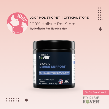 Four Leaf Rover Harmony (2.8oz) Seasonal Allergy Itch Relief Support Vet Formulated Natural for Dogs
