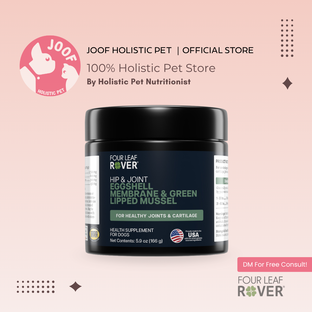 Four Leaf Rover Hip & Joint (2.9oz) Joint Mobility Arthritis Support Vet Formulated Natural for Dogs