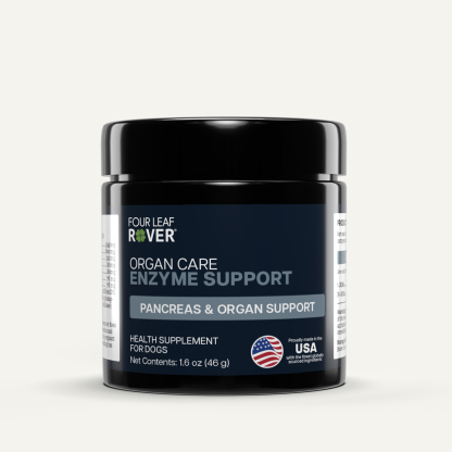 Four Leaf Rover Digest (1.6oz) Probiotics Digestive Enzyme Gut Support Vet Formulated for Dogs