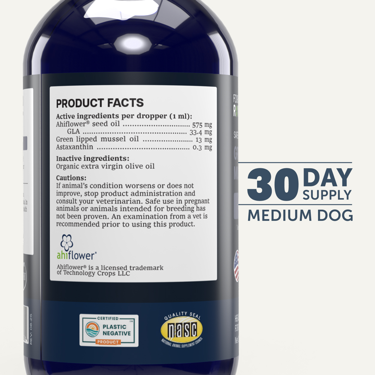Four Leaf Rover Safe-Sea (3.8oz) Omega 3 EPA DHA Skin Coat Heart Brain Support Vet Formulated for Dogs