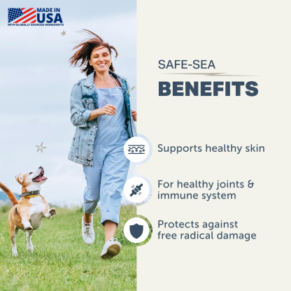 Four Leaf Rover Safe-Sea (3.8oz) Omega 3 EPA DHA Skin Coat Heart Brain Support Vet Formulated for Dogs