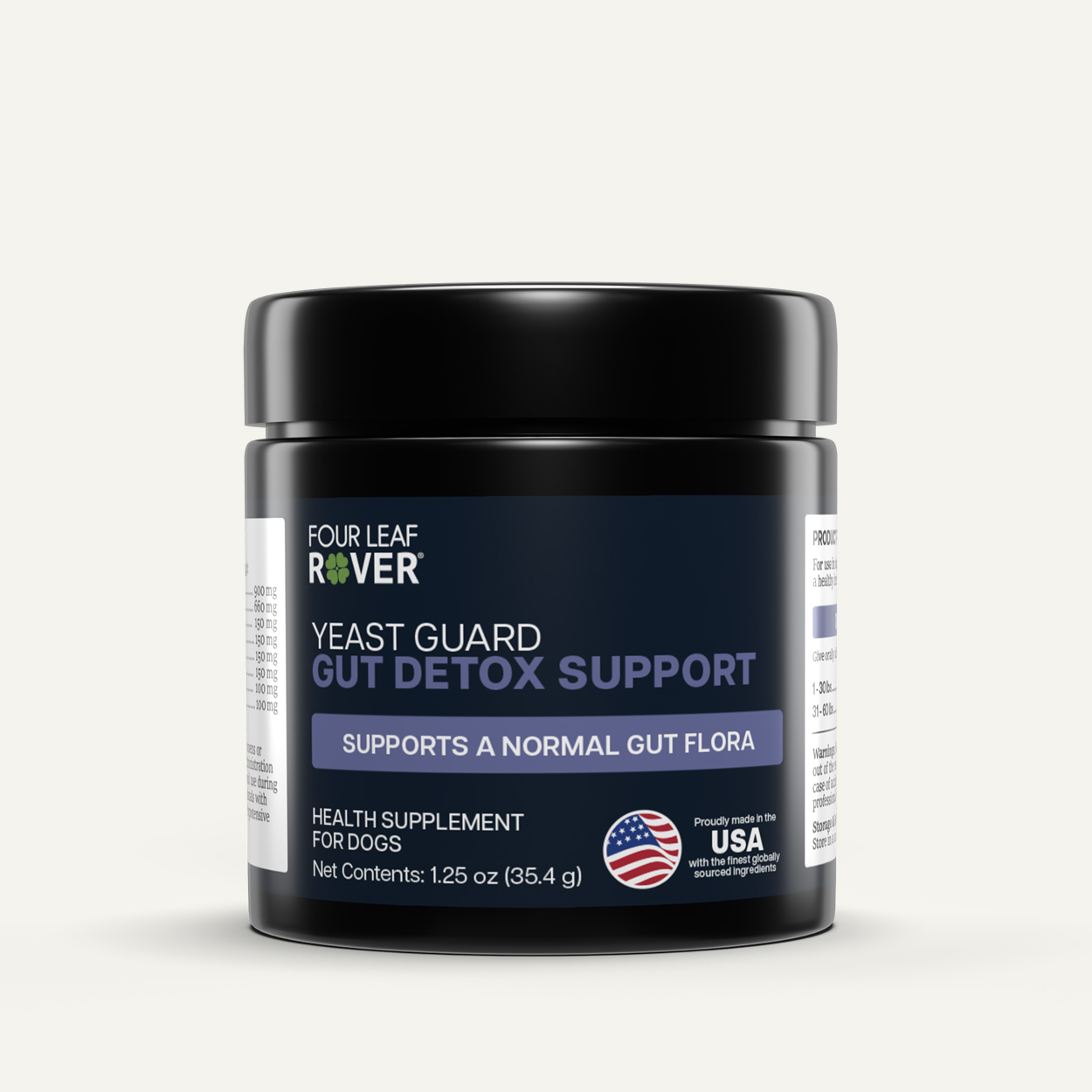 Four Leaf Rover Yeast Guard (1.4oz) Yeast Infection Itchy Skin Gut Support Vet Formulated for Dogs