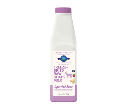 Shepherd Boy Farms Super Fruit Blend Raw Goat's Milk | Freeze-Dried Whole Food Toppers For Dogs and Cats | Premium Pet Food